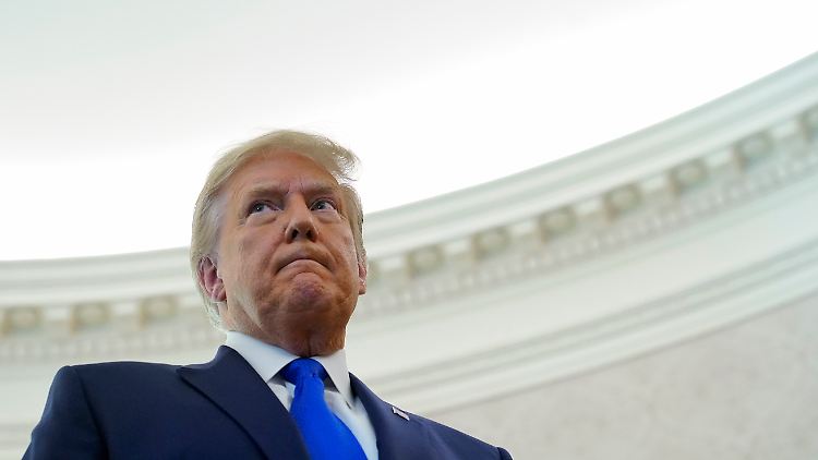 Trump trat in seiner Amtszeit selten präsidial auf und wird schnell ausfallend, wenn es nicht so läuft, wie er es wünscht.