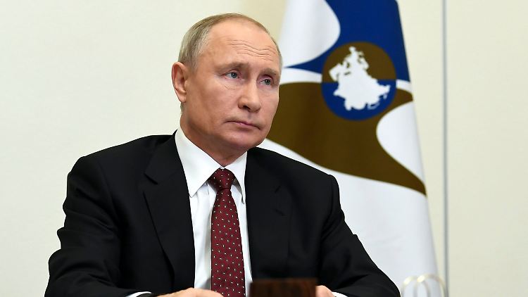 Bei Nudeln hört der Spaß auf: Wladimir Putin.