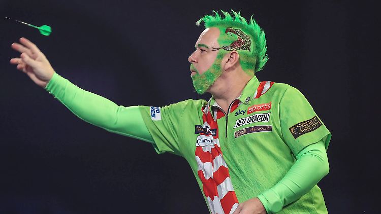 Der ganz normale Wahnsinn bei der Darts-WM: Peter Wright.