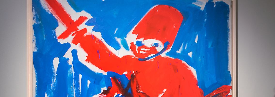 Was ein gutes Bild ist sieht man, sagt K. H.Hödicke - hier eine Ausstellungsansicht im Palais Polpulaire