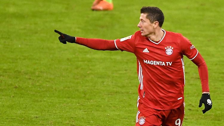 Wach und voller Tatendrang: Lewandowski.