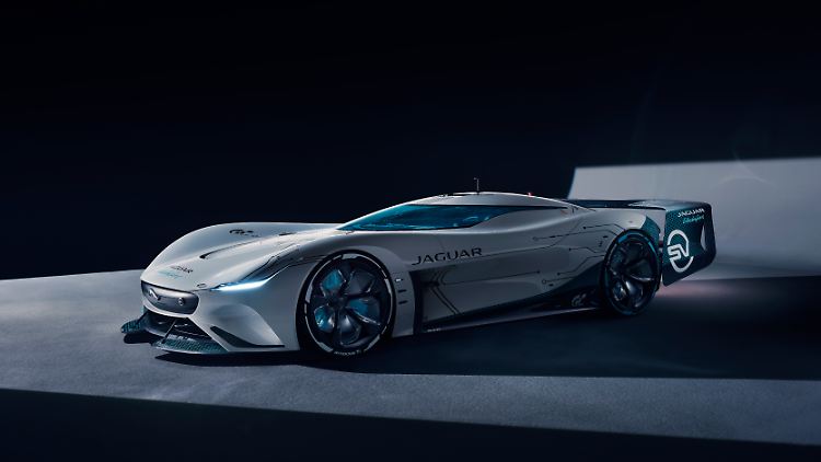 Mit seinen 1903 PS fährt der Jaguar Vision GT SV in einer Liga, die nicht von dieser Welt ist.
