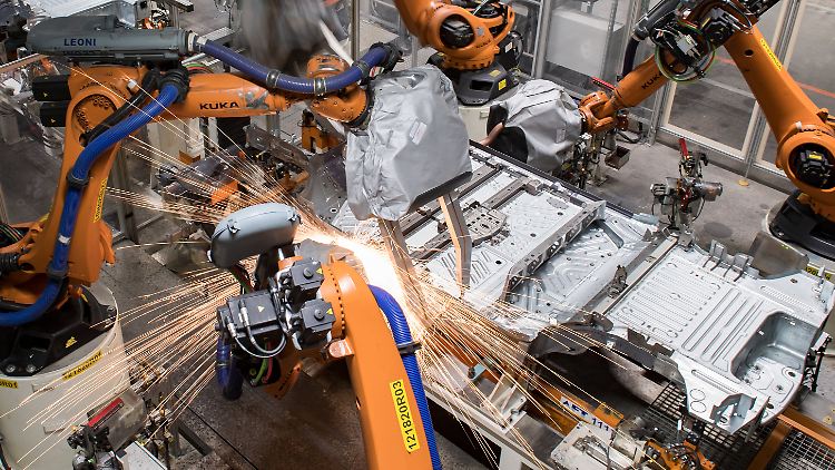 Die Auftragslage in der deutschen Industrie ist derzeit sehr gut.