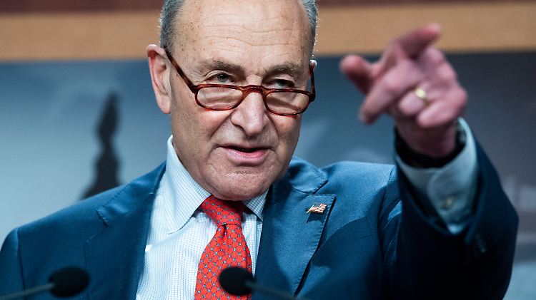 Fast geschafft: Der Demokrat Chuck Schumer sieht die Einigung in Griffweite. 