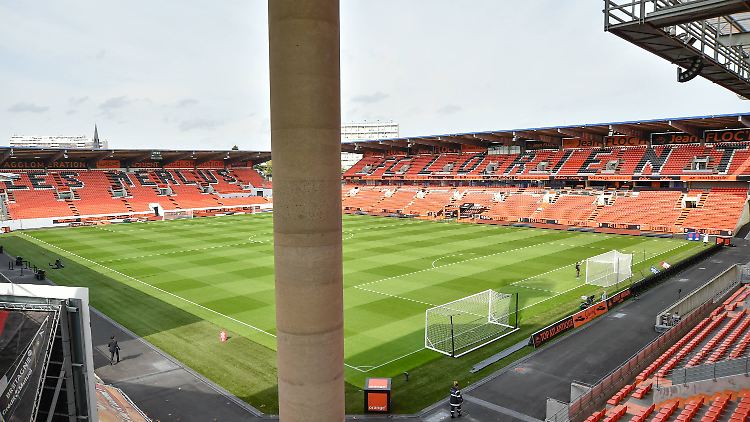 Das Unglück ereignete sich im Stadium Moustoir im bretonischen Lorient.
