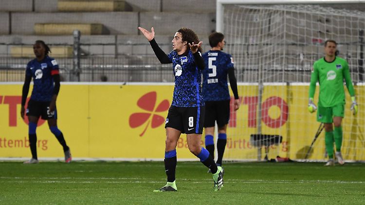 Ob Matteo Guendouzi schon vom neuen Hertha-Trikotsponsor gehört hat?