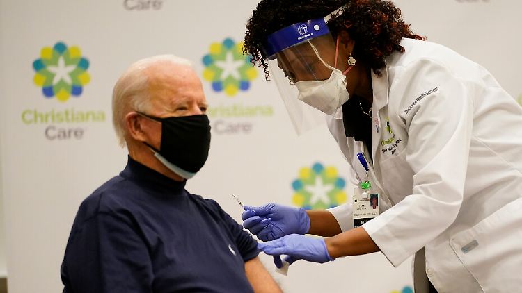 Der kommende US-Präsident Joe Biden ist bereits gegen das Coronavirus geimpft worden.