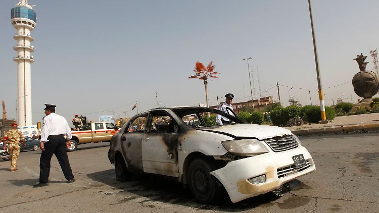 Der Vorfall ereignete sich auf dem Nisur-Platz in Bagdad - hier ein Foto aus dem Jahr 2010, nach einem Bombenanschlag.