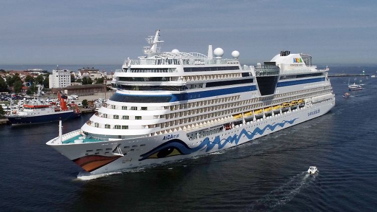 An Bord der "Aidamar" soll laut Medienbericht die komplette IT-Technik ausgefallen sein.
