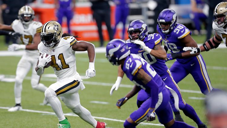 Alvin Kamara war schlicht nicht aufzuhalten. Zumindest nicht von den Minnesota Vikings.