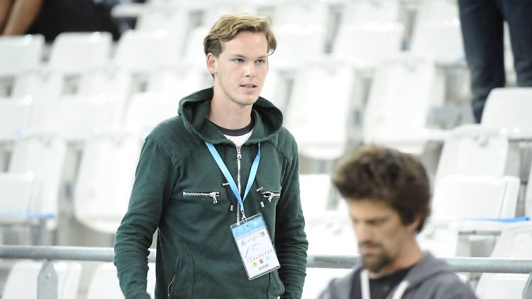 Louis-Dreyfus im Stadion von Olympique Marseille. Der Klub gehörte bis 2016 seiner Familie.