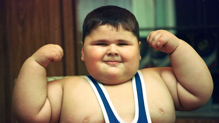 Im Alter von vier Jahren wog Dschambulat mehr als 50 Kilogramm.