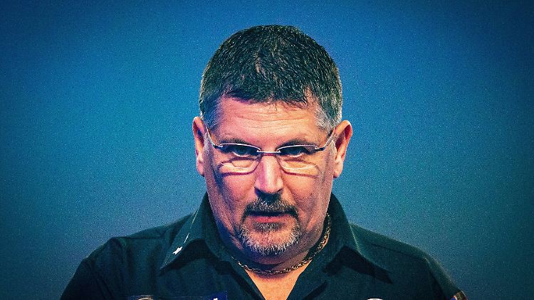Stinksauer trotz Viertelfinal-Einzug: Der zweifache Darts-Weltmeister Gary Anderson.