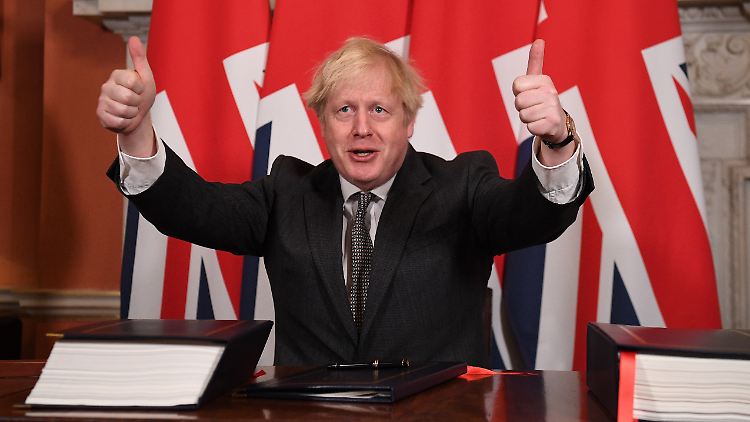 Geschafft: Der Handelspakt zwischen Großbritannien und der EU ist nun in Kraft.