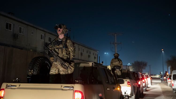 US-Soldaten bei einem Besuch von Präsident Trump in Afghanistan.