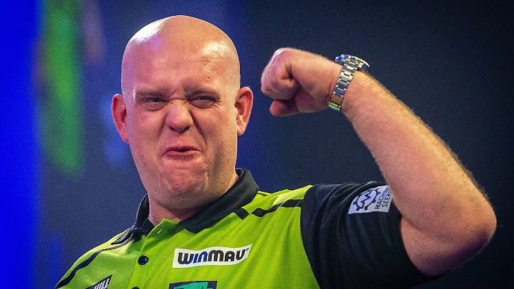 Michael van Gerwen ist Topfavorit auf den Titel bei der Darts-WM.