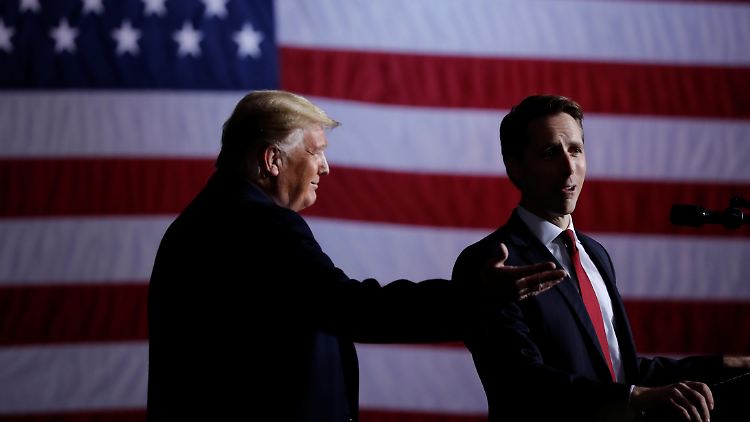 Der republikanische Senator Josh Hawley (rechts) hat angekündigt, Einspruch gegen die Wahl-Resultate einzulegen.