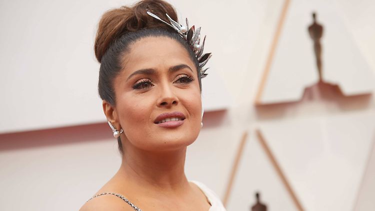 "Wunderschön": Salma Hayek.
