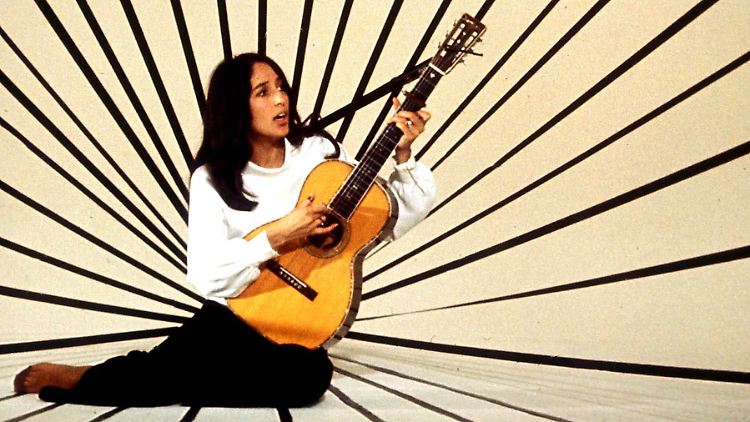 Mit Folk-Musik wurde sie zur Ikone: Joan Baez.