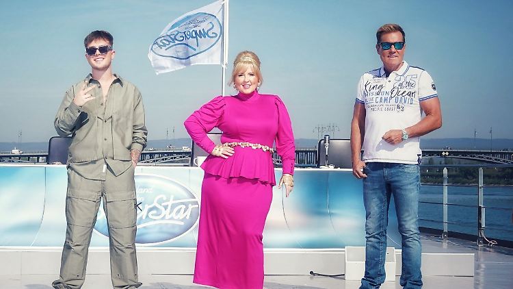 Mike Singer, Maite Kelly und Dieter Bohlen (v.l.)