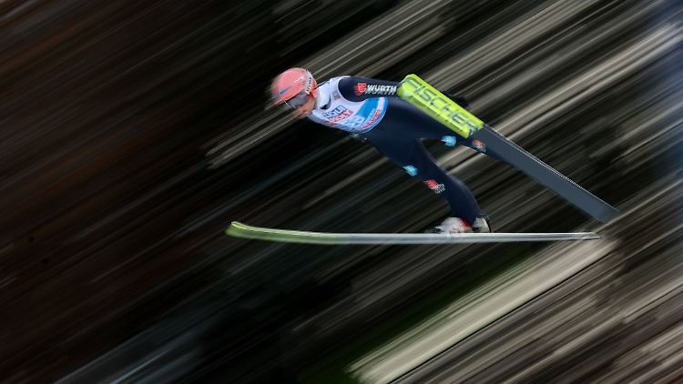 Karl Geiger belegte bei der Quali in Bischofshofen nur Platz 25.