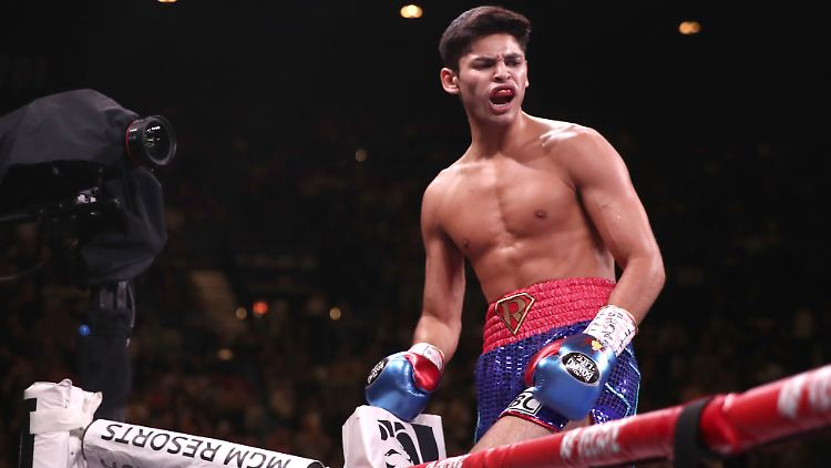 Im Ring ein Krieger.