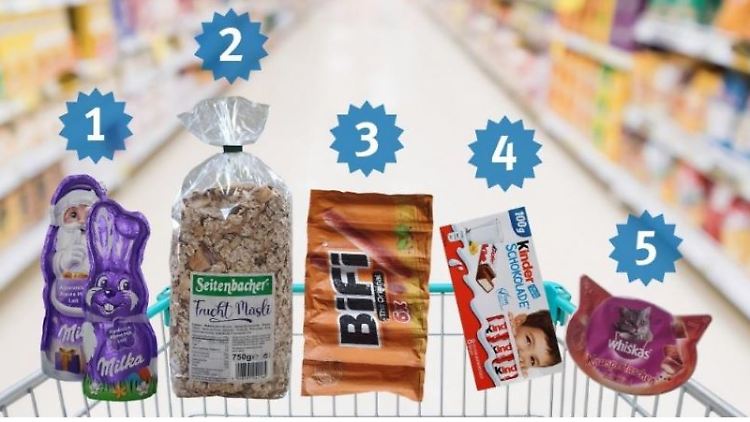 Kandidaten für die "Mogelpackung des Jahres" 2020.