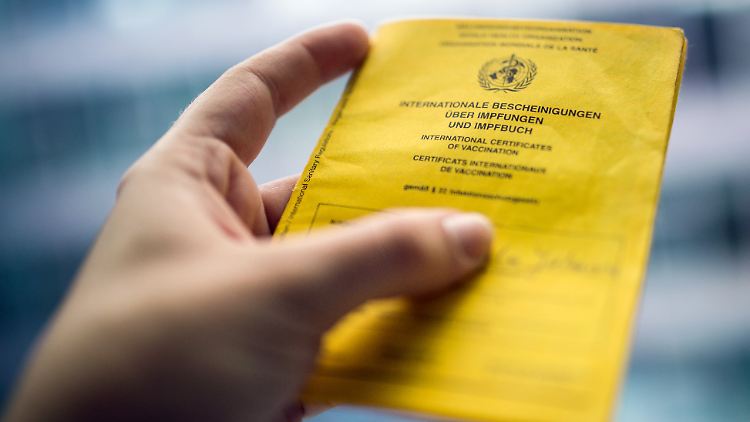 Reisende sollen eine entsprechende "Impfdokumentation" vorlegen müssen.