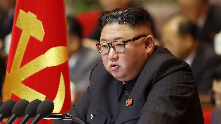 Kim Jong Un beim Kongress der Arbeiterpartei. 