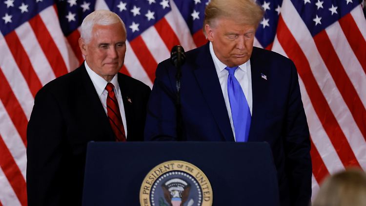 Auch wenn sich das Verhältnis zwischen den beiden seit Mittwoch getrübt hat, ist es unwahrscheinlich, dass Pence Trumps Abgang beschleunigt. 