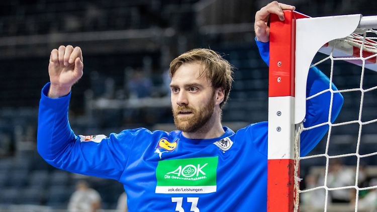Nach zwei überzeugenden Partien gegen Österreich herrscht auch bei Andreas Wolff wieder bessere Stimmung.
