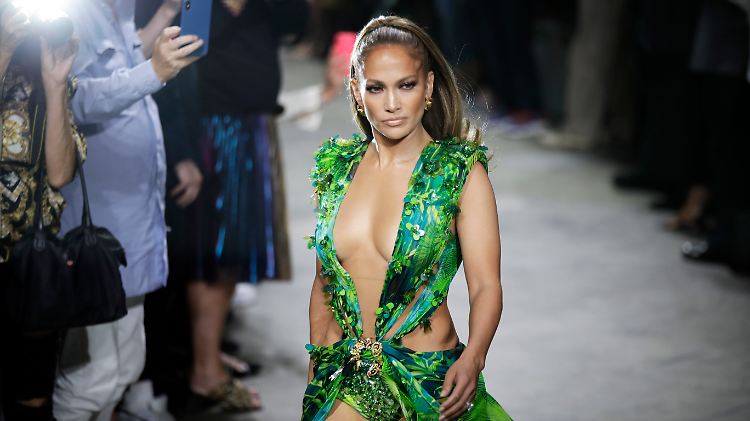 Grün steht ihr wirklich ausgesprochen gut: Jennifer Lopez.
