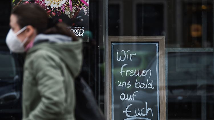 Bis Gastronomie und Einzelhandel wieder geöffnet werden dürfen, kann es noch eine Weile dauern.