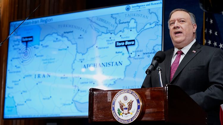 Außenminister Mike Pompeo verkündete die neuen Sanktionen in Washington.