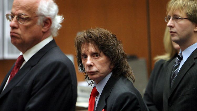 Spector während seiner Verhandlung im Jahr 2009.