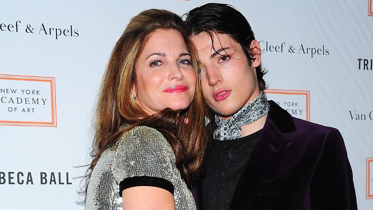 Teilten die Leidenschaft für den Laufsteg: Stephanie Seymour und ihr Sohn Harry Brant.