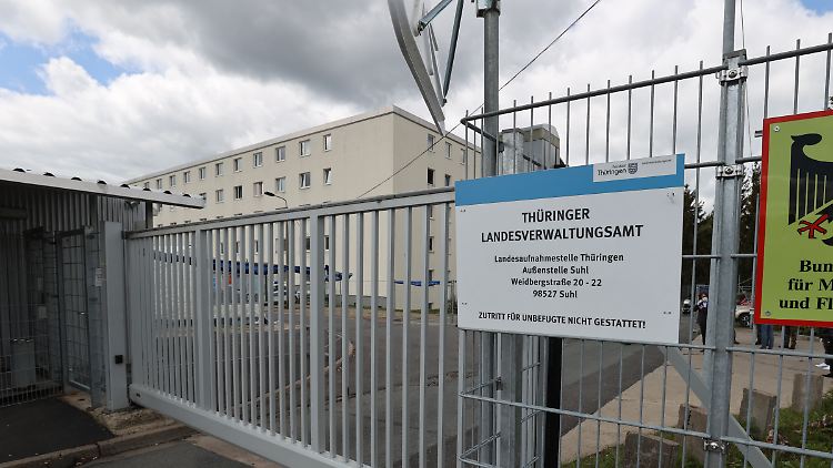 Die Erstaufnahmeunterkunft in Suhl war schon mehrmals nach Polizeieinsätzen in den Schlagzeilen.
