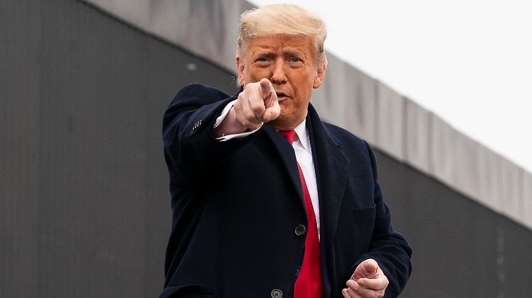 Angeblich über die massive prominente Unterstützung für Amtsnachfolger Joe Biden verärgert: Noch-US-Präsident Donald Trump. 