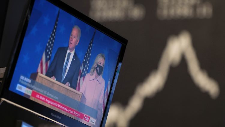 Auch an den Börsen ging es seit der Wahl Joe Bidens noch oben.