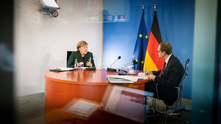 Noch ist kein Ende der Verhandlungen zwischen Bundeskanzlerin Merkel und den Länderchefs (im Bild Berlins Regierender Bürgermeister Michael Müller) absehbar.