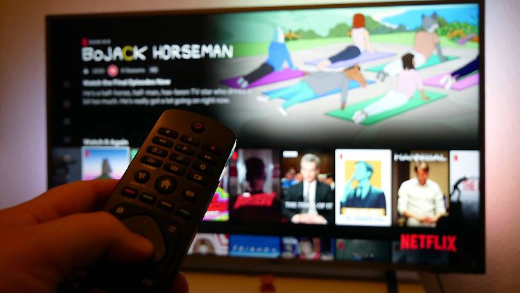Fernsehen geht auch im Lockdown, Netflix' Abozahlen gehen durch die Decke.