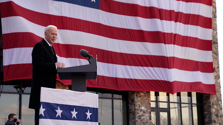 Hat viel vor: Joe Biden.