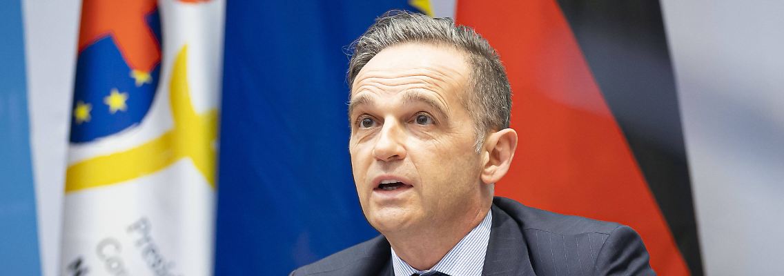Über die Sanktionsfrage werde man reden, wenn man wisse, wie es weitergehe, sagte Heiko Maas.