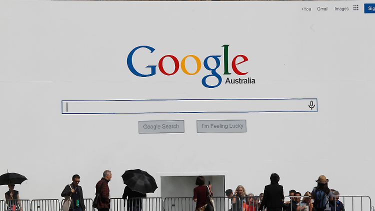 Google Australien auf einer Kunstausstellung in Sydney. (Archivbild)