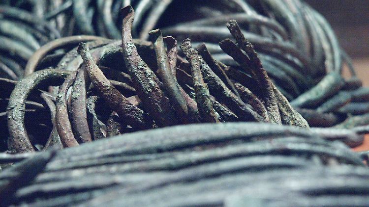 Diese Ringe waren nach Ansicht der Archäologen ein Vorläufer standardisierter Währungen.