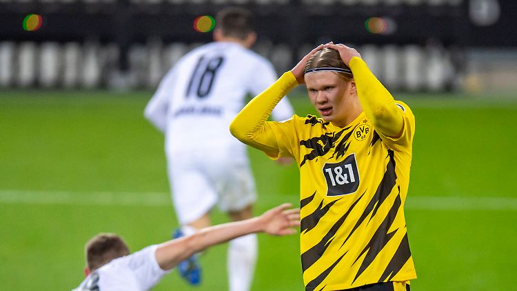 Die zwei Tore von Erling Haaland reichten Dortmund nicht zum Sieg.