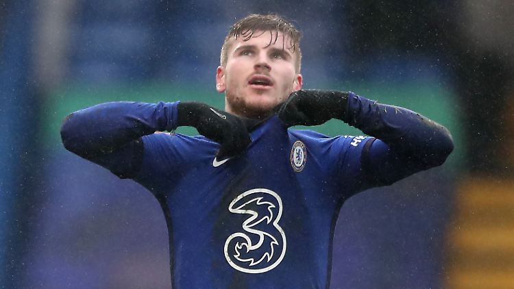 Timo Werner ist mit seinen Leistungen beim FC Chelsea nicht zufrieden.