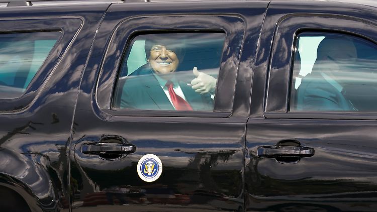 Trump schied vor knapp einer Woche aus dem Amt des Präsidenten aus. Er verließ Washington umgehend Richtung Florida.