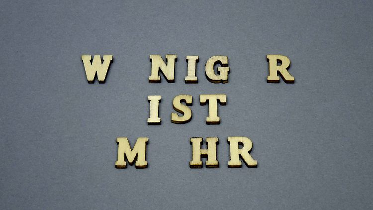 Minimalismus beginnt im Kopf.