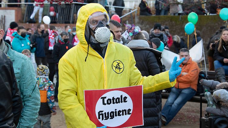 2020 kam es immer wieder zu Demonstrationen gegen die Corona-Politik der Bundesregierung.